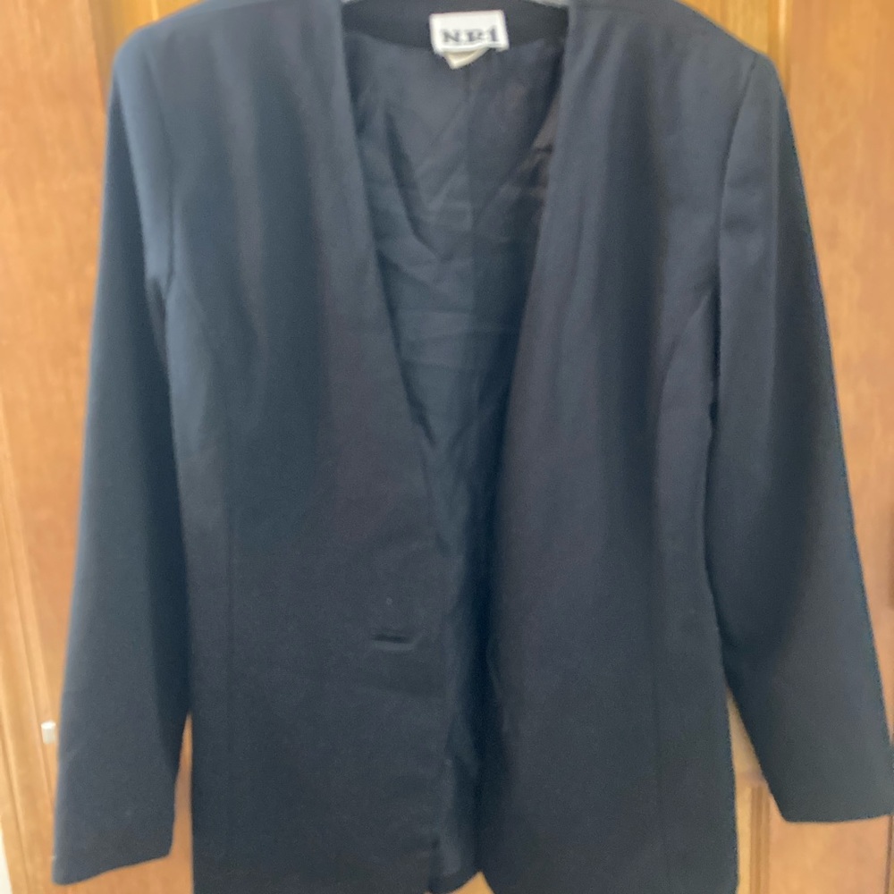 Womens blazer jacket size 8 black